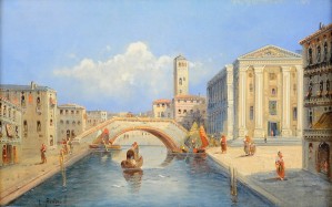 A bridge in Venice